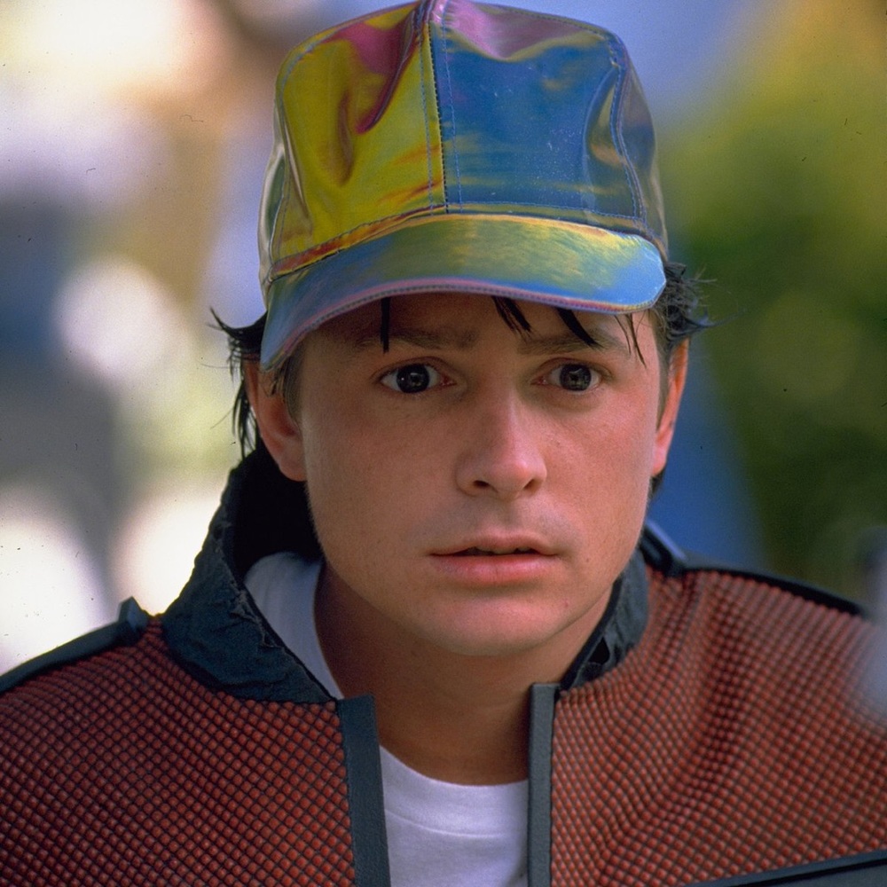 Back to the Future Marty McFly Holographic Hat